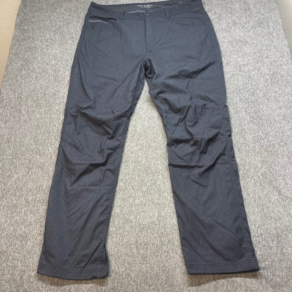 Royal Robbins Mens Active‎ Fit Charcoal Gray Convertible Hiking Pants Size 38x32
